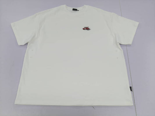 T-Shirt | White | Go'in Surfing | Heavyweight Box Fit