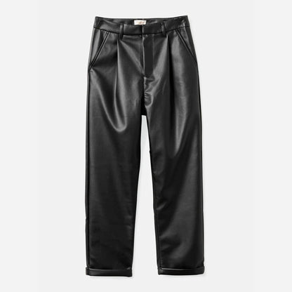 Brixton | Aberdeen Leather Trouser Pant | Black