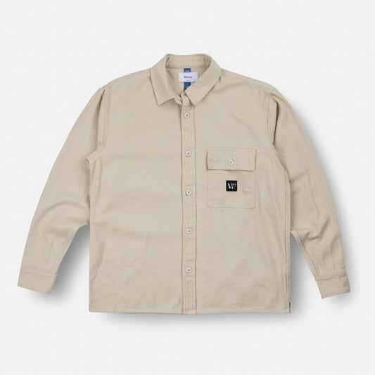 Rivvia Projects | Off Track L/S Shirt | Parchment