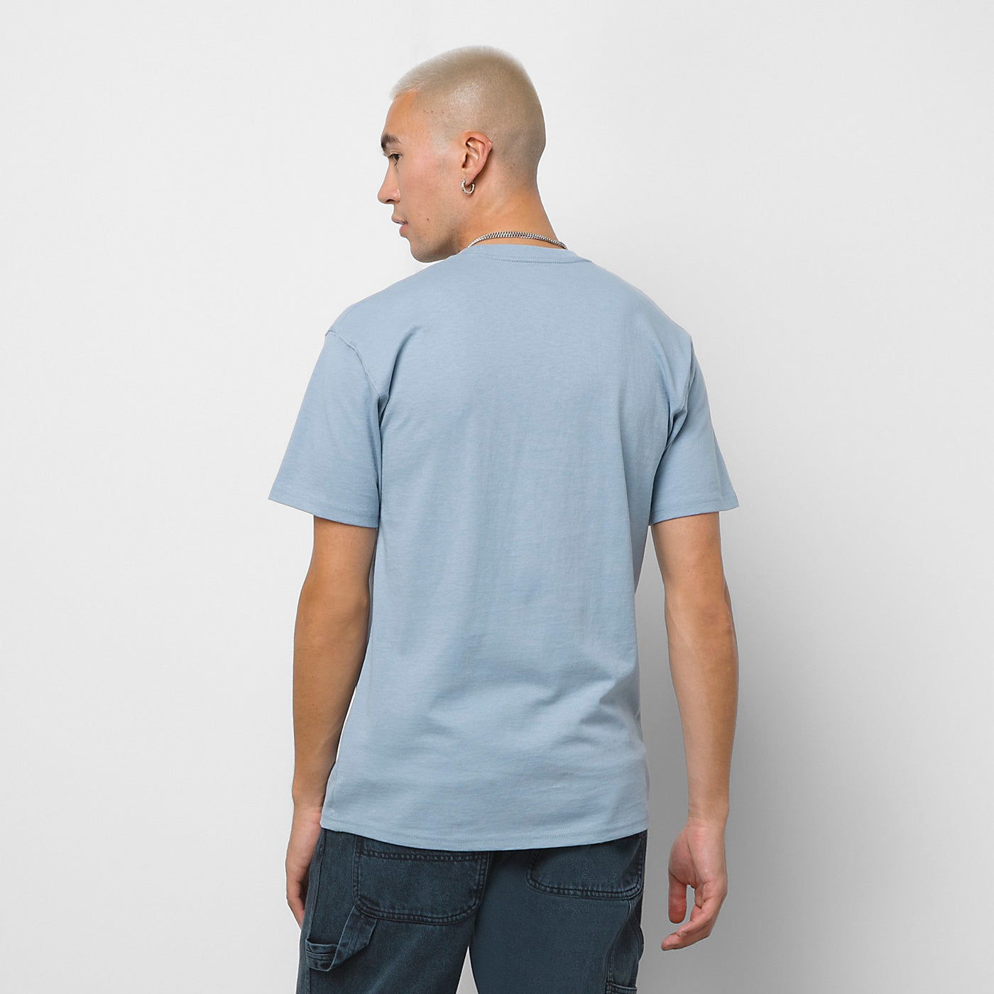 Vans | Woven Patch Pocket T-Shirt | Blue