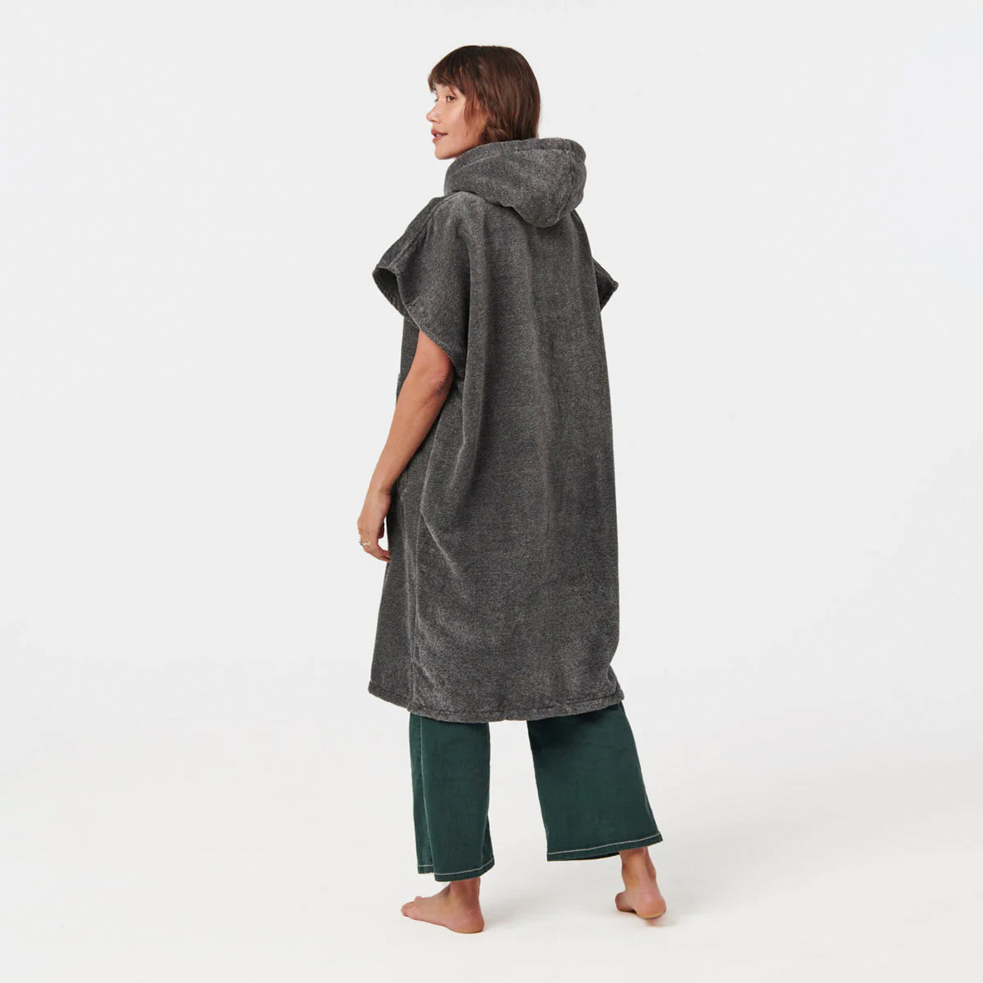 Slowtide | The Digs Changing Poncho | Heather Grey