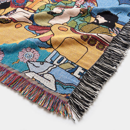 Slowtide | Yellow Submarine Tapestry Blanket