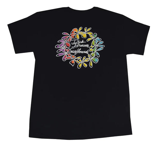 Simple Lei | Black with coloured logo.